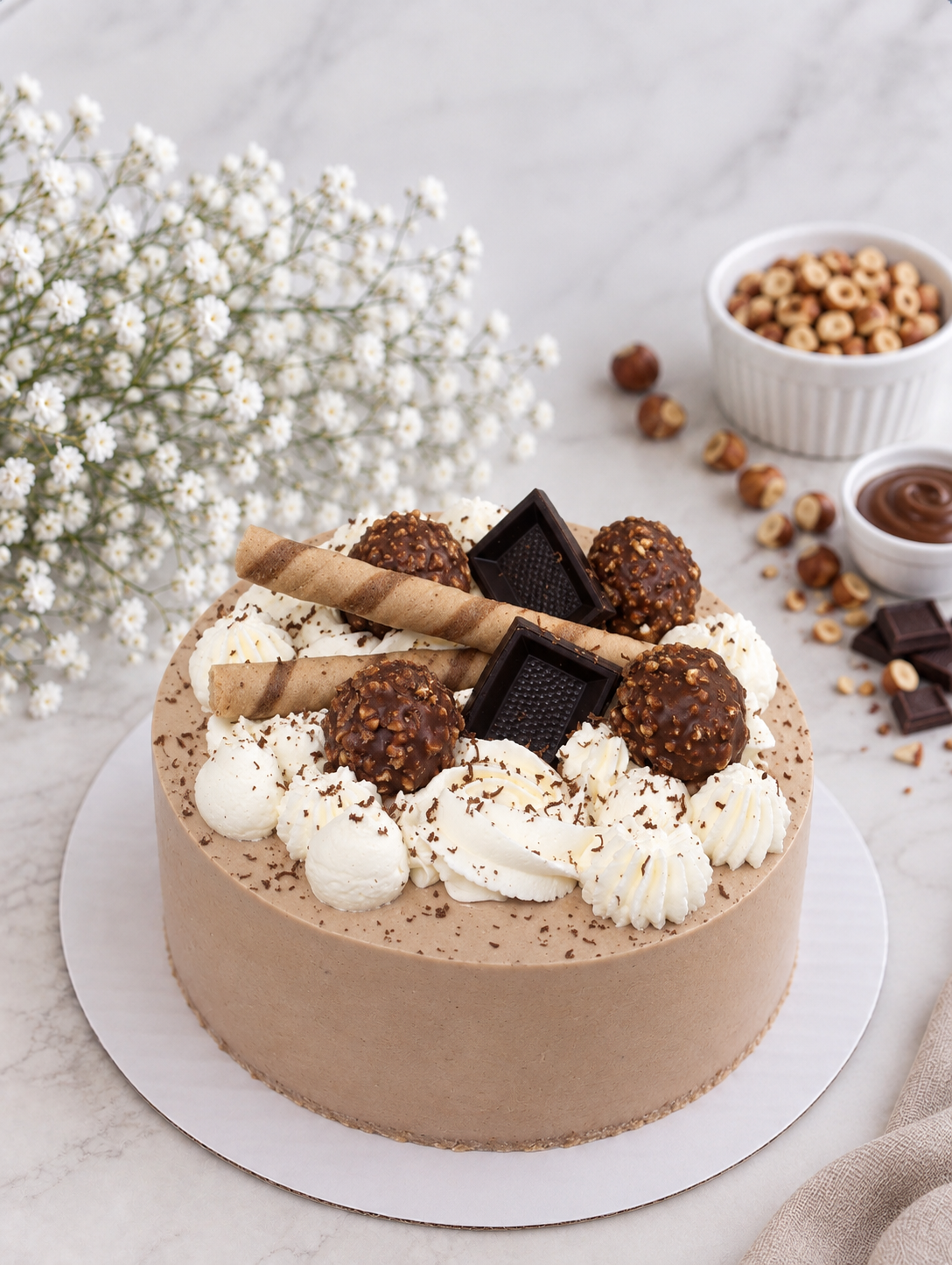 Hazelnut cheesecake